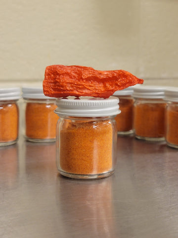 spicy food, pepper powder, bhut jolokia, freeze dried ghost pepper, ghost pepper powder, ghost pepper, freeze dried peppers, freeze dried powder, spices, hot peppers, superhot peppers, hot pepper powder, freeze dried